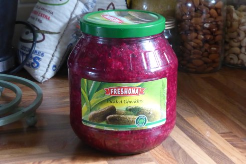 Great jar, inaccurate label.  It should read 'Beetroot, Apple and Caraway' Sauerkraut 