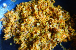 The carrot mix with all those gorgeous, spicy aromas....