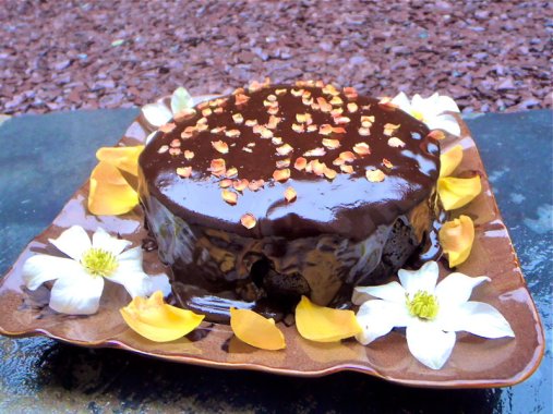 Pop some flowers on your cake - you won't regret it